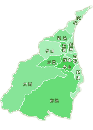 宜蘭縣市鄉鎮地圖