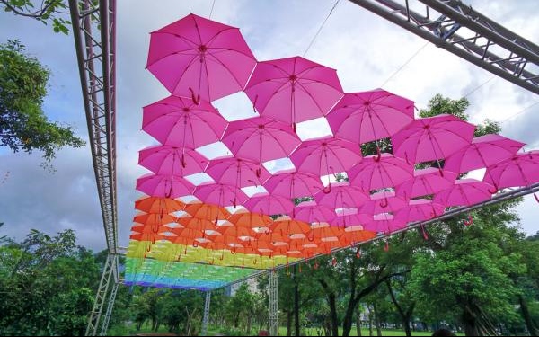 宜蘭景點「蘇澳彩虹傘」Blog遊記的精采圖片